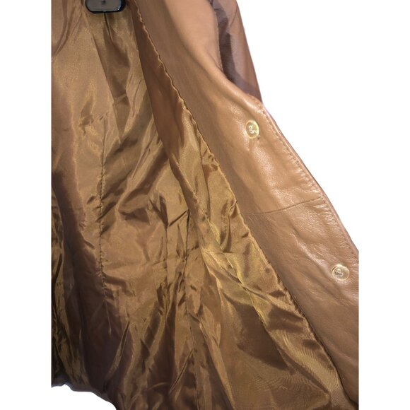 Chadwick's Brown Genuine Leather Jacket SIZE 4P NWT - Picture 14 of 14